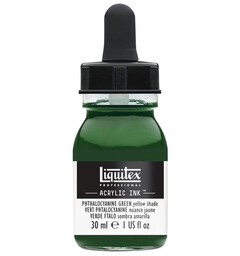 Ink Acrylic Phthalocyan Green Yellow Liquitex 319 - 30 ml