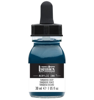 Ink Acrylic Turquoise Deep Liquitex 561 - 30 ml