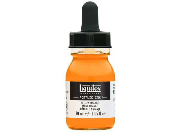 Ink Acrylic Yellow Orange Liquitex 298 - 30 ml