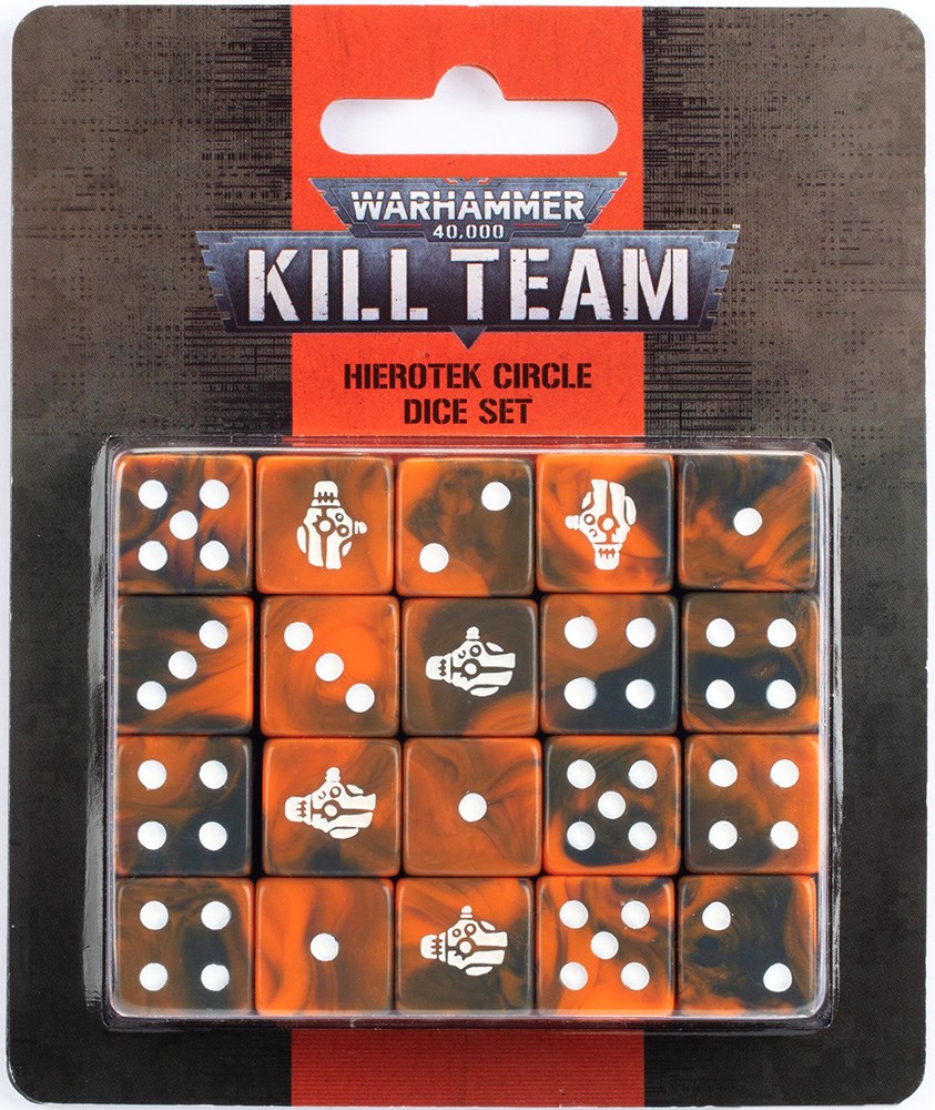 Kill Team Dice Hierotek Circle Warhammer 40K Gamezone.no