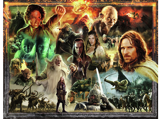 LotR Return of the King 2000 bitar Ravensburger Puzzle Pussel 