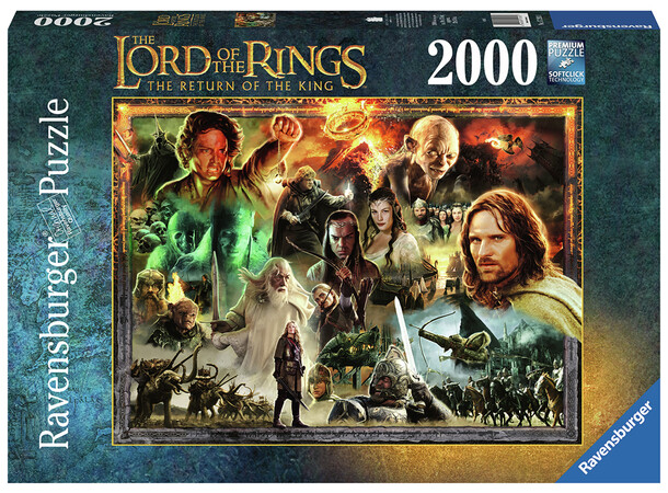 LotR Return of the King 2000 bitar Ravensburger Puzzle Pussel 