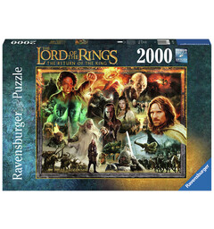 LotR Return of the King 2000 biter Ravensburger Puzzle Puslespill