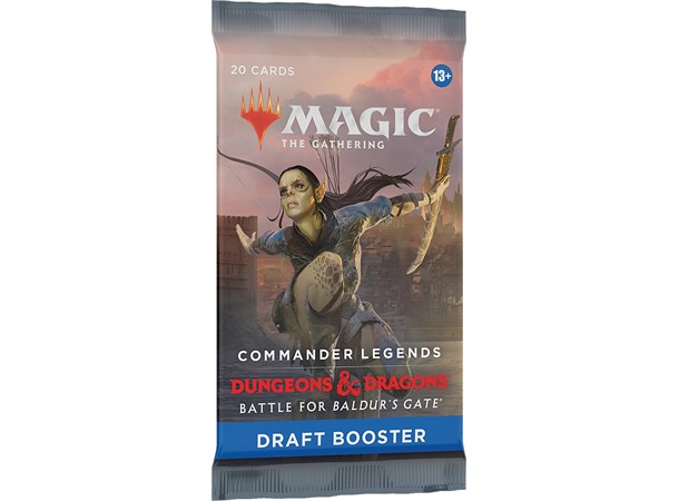 Magic Battle Baldurs Gate Draft Display Commander Legends D&D - 24 boosterpakker