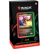 Magic Starter Commander Deck Draconic De Draconic Destruction - Rød/Grønn