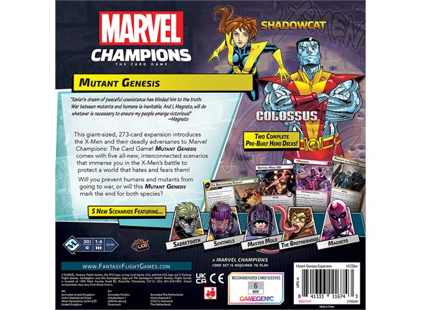 Marvel Champions TCG Mutant Genesis Exp Utvidelse Marvel Champions The Card Game 