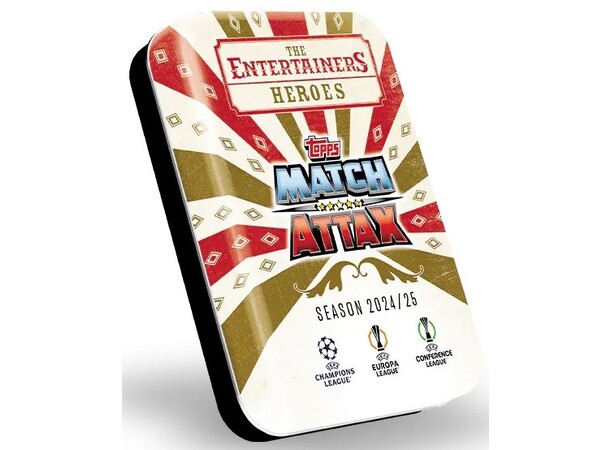 Match Attax 24/25 Pocket Tin #2 The Entertainers Heroes 