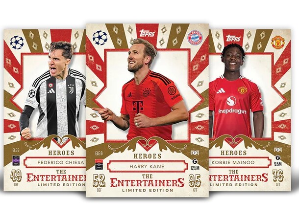Match Attax 24/25 Pocket Tin #2 The Entertainers Heroes 
