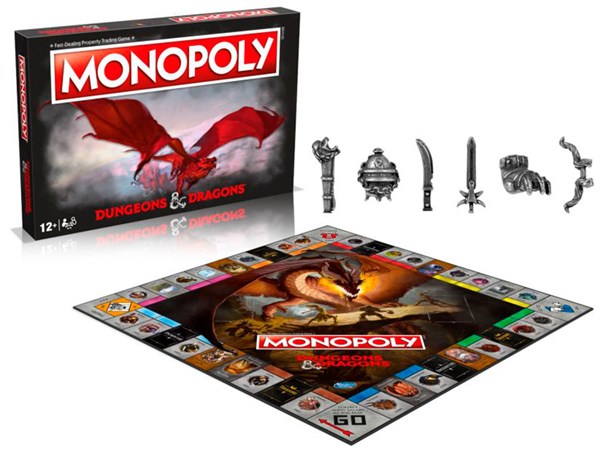 Monopoly Dungeons & Dragons Brettspill