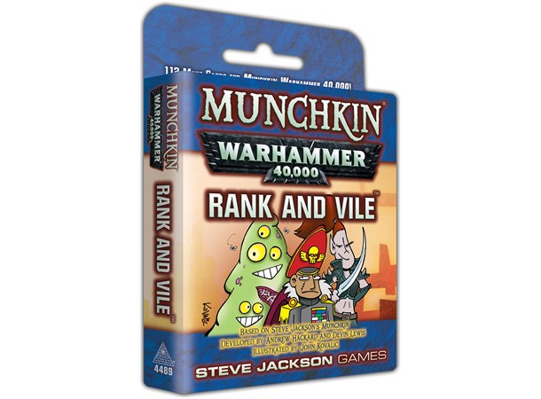 Munchkin Warhammer 40K Rank & Vile Exp Utvidelse til Munchkin Warhammer 40K