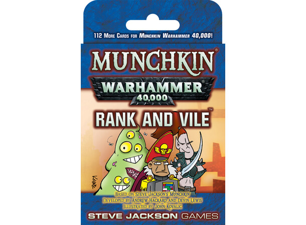 Munchkin Warhammer 40K Rank & Vile Exp Utvidelse til Munchkin Warhammer 40K 