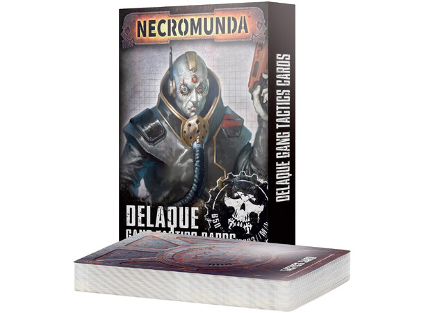 Necromunda Delaque Gang Tactics Cards 