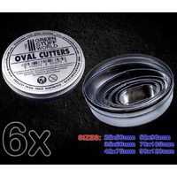 Oval Cutters for Bases (6 st) Green Stuff World