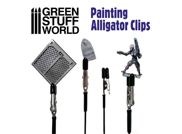 Painting Alligator Clips - 20 stk Green Stuff World
