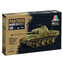 Panther Sd Kfz 171 Ausf A Italeri 1:56 Byggesett