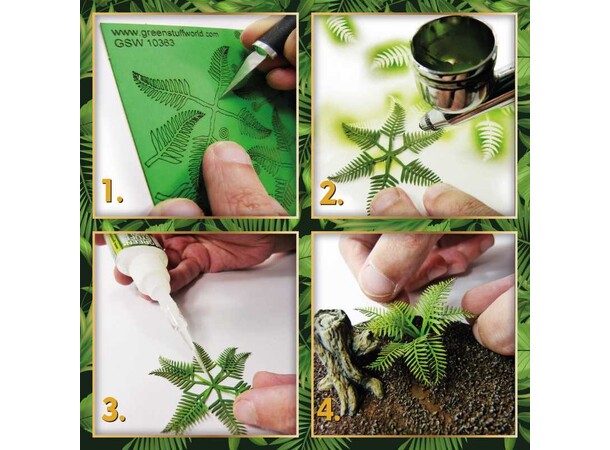 Paper Plants - Burdock (14 stk) Green Stuff World 