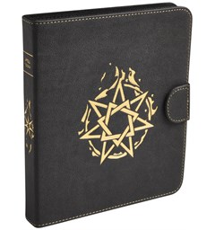 RPG Spell Codex Portfolio Iron Grey Dragon Shield Roleplaying