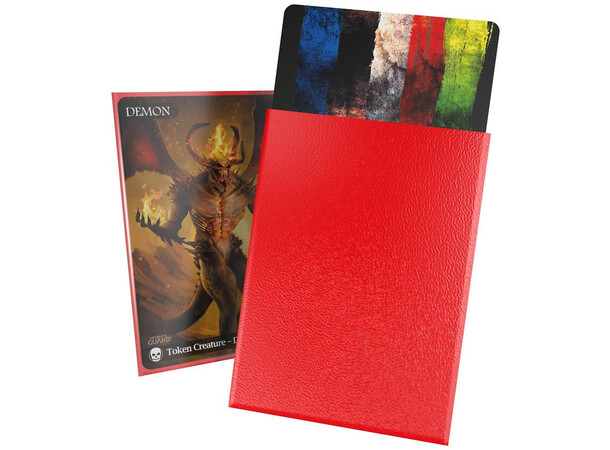 Sleeves Cortex Röd MATTE x100 - 66x91 Ultimate Guard Standard Size 