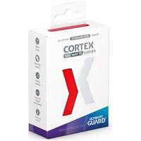 Sleeves Cortex Rød MATTE x100 - 66x91 Ultimate Guard Standard Size