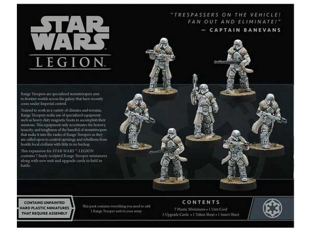 Star Wars Legion Range Troopers Exp Expansion till Star Wars Legion 