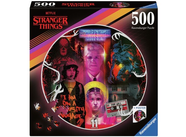 Stranger Things 500 bitar Pussel Ravensburger Puzzle 