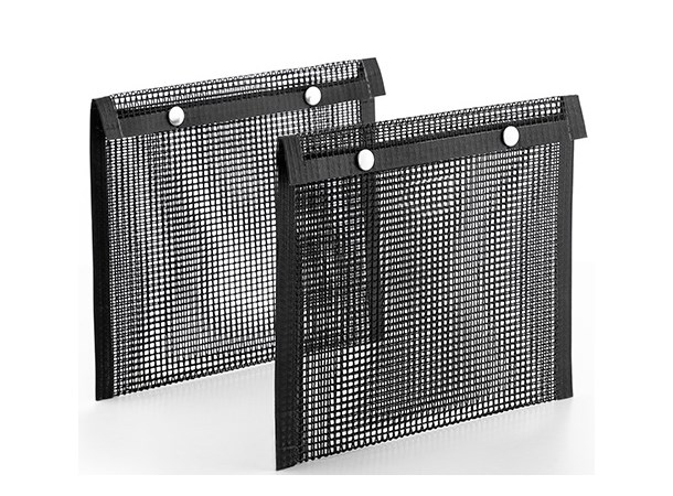 Teflon Grillposer 2stk - 24x28cm Perfekt til Grønnsaker og mindre ting 