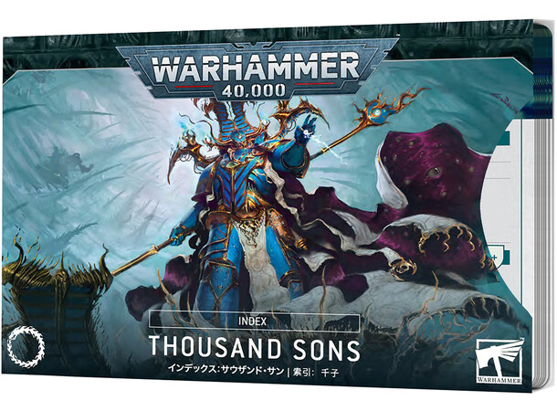 Thousand Sons Index Cards Warhammer 40K