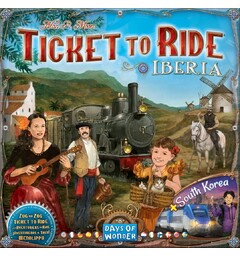 Ticket to Ride Map Coll 8 Iberia/Korea Utvidelse til Ticket to Ride