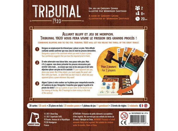 Tribunal 1920 Brettspill 
