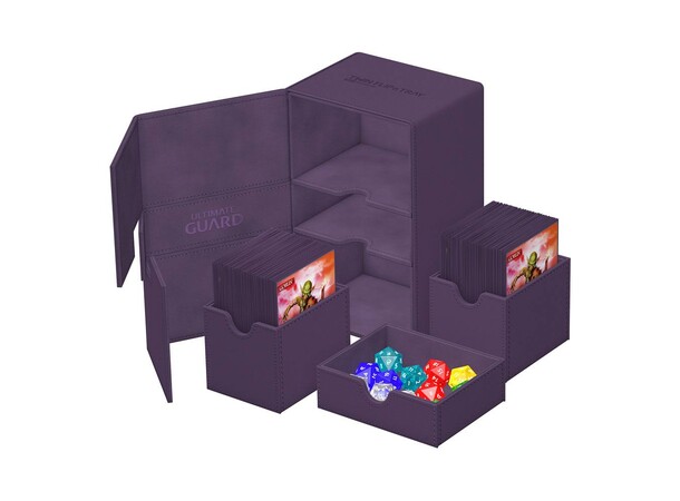 Twin Flip N Tray 160+ Lila Ultimate Guard - Monocolor 