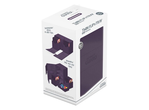 Twin Flip N Tray 160+ Lilla Ultimate Guard - Monocolor 