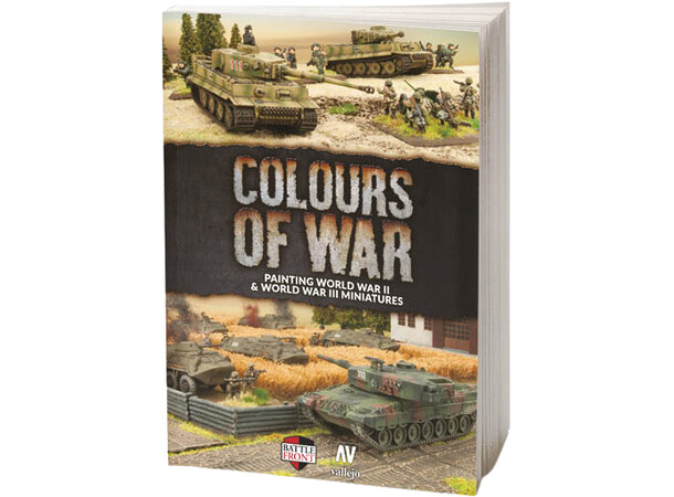 Vallejo Colours of War (Bok) WWII / WWIII Miniatures - 140 sider 
