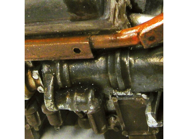Vallejo Engine Brown Engine Soot - 40ml Weathering Effects - Acrylic 