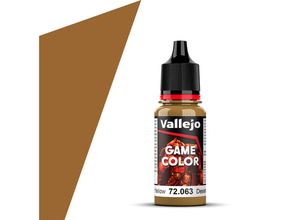 Vallejo Game Color Desert Yellow 18ml 