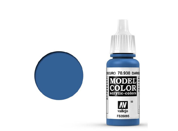 Vallejo Model Color Dark Blue 17ml Tilsvarer X-4 