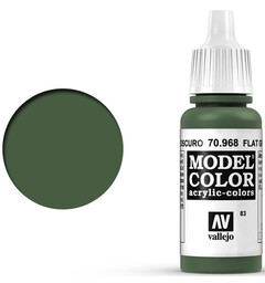 Vallejo Model Color Flat Green 17ml Tilsvarer XF-5