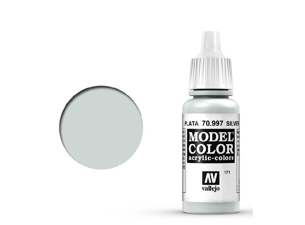 Vallejo Model Color Silver 17ml Tilsvarer 4678AP | X-11 | X-32 