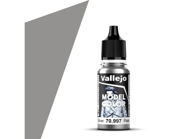 Vallejo Model Color Silver 17ml Tilsvarer 4678AP | X-11 | X-32 