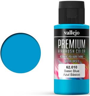 Vallejo Premium Basic Blue 60ml Premium Airbrush Color 