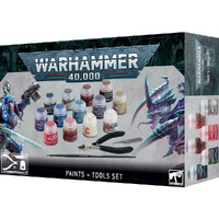 Warhammer 40K Paints + Tools Set 