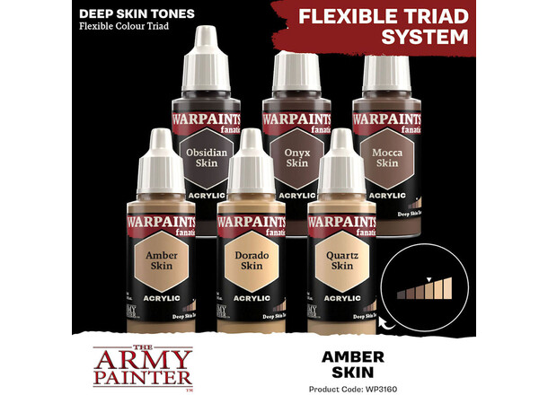 Warpaints Fanatic Amber Skin Army Painter 