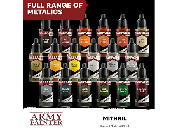 Warpaints Fanatic Mithril Army Painter Metallic 