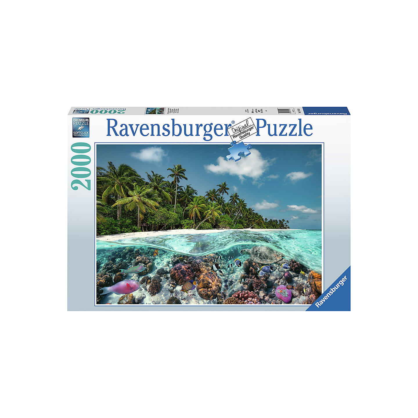 A Dive in the Maldives 2000 biter Puslespill - Ravensburger Puzzle