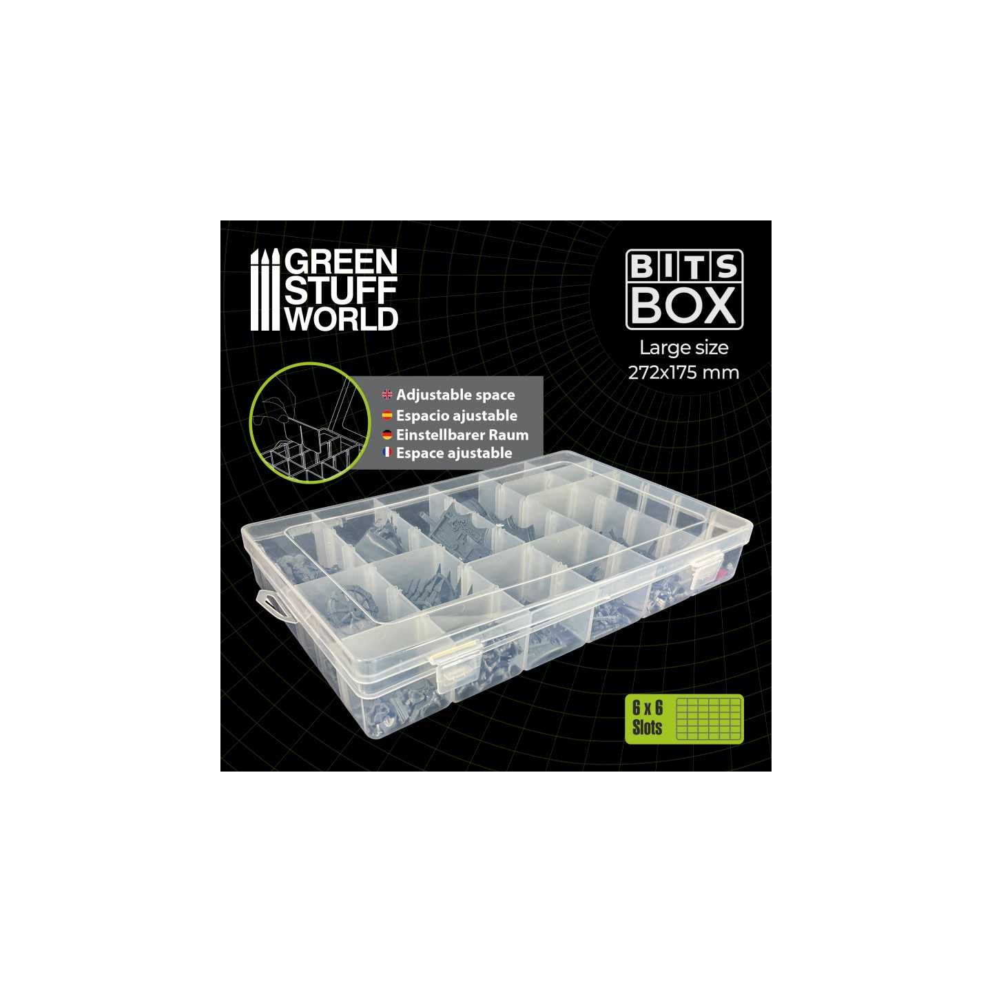 Bit Box Oppbevaringsboks - Large Green Stuff World