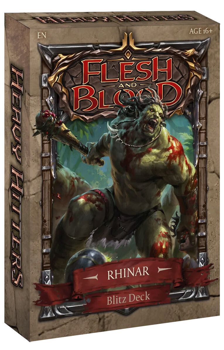 Flesh & Blood Heavy Hitters Rhinar Blitz Deck