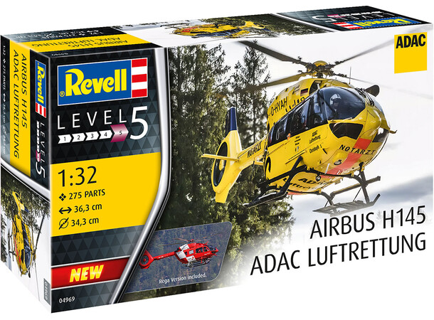 Airbus H145 ADAC Luftrettung Revell 1:32 Byggesett 