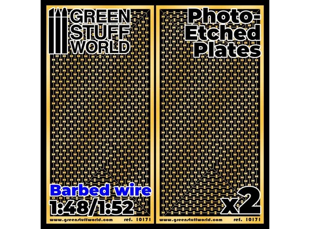 Barbed Wire (Photo-etched) - 2 stk Green Stuff World 