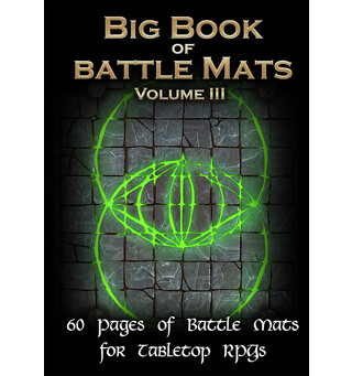 Book of BattleMats BIG VOL. 3 - 60 sider Spiralinnbundet - 2,5cm rutenett