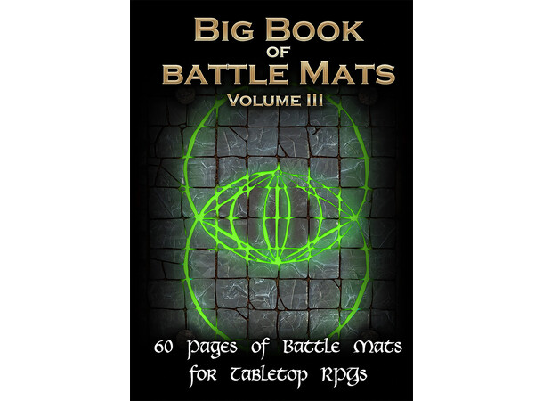 Book of BattleMats BIG VOL. 3 - 60 sidor Spiralbunden - 2,5 cm rutnät 