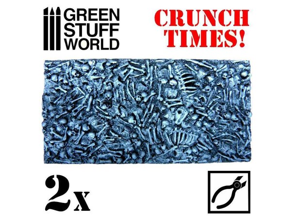 Broken Bones Plates 70x140mm (2 stk) Green Stuff World 